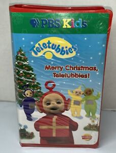 VHS Teletubbies Merry Christmas 2 Tapes PBS Kids 1999 B3998