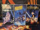 Star Wars Trilogy VHS 1992 Fox Video Set of 3 Original Movie Tapes!