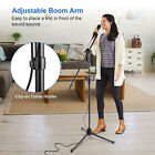 Tripod Microphone Stand with Adjustable Boom Arm
