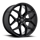 1 24 Inch Black Wheels Rims Niche Vice M231 24x10