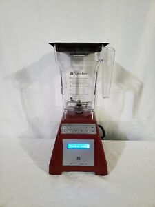 Blendtec Red ES3 Home Countertop Total Blender With 32oz Pitcher Tested Working
