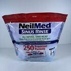 NEILMED SINUS RINSE 250 PACKETS PREMIXED REFILL ALLERGY With Bottle
