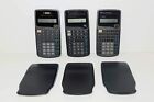 Texas Instruments Lot of 3 Scientific Calculators TI 30Xa,TI 30XA,TI 36X Solar