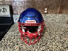 Riddell Speed FLEX Football Helmet Royal Blue w/ Red Facemask Adult X - Large XL
