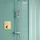 3 Ways Concealed Thermostatic Shower Diverter Mixer Control Valve Wall-mounted