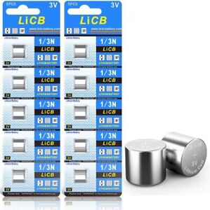 LiCB CR1/3N Battery 3V Lithium 1/3N Batteries