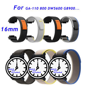 Nylon Fabric Bracelet Strap for GA-110 150 200 2100 GD100 DW5600 G-5600 GW-M5610