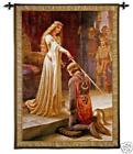 31x40 ACCOLADE Queen Knight Medieval Castle Tapestry Wall Hanging