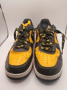 2009 Nike Air Force 1 AF-1 ‘82 Varsity Maize Yellow and Black Sz 9 315122-701