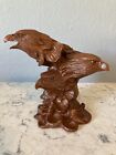 New ListingRed Mill Mfg Handcrafted American EAGLE Pecan Resin Statue Figurine 5 3/4 in x 6