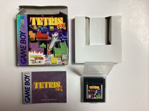 Tetris DX- Gameboy Color Complete TESTED CIB