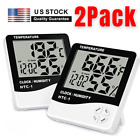 2-Pack Medidor Digital De Humedad y Temperatura Termometro Ambiental Higrometro