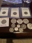 Coin lot silver nickels kennedy half dollars
