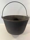 Cast Iron Cauldron 3 Footed Bean Pot Kettle Cauldron With Wire Handle