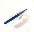 1960s Blue Sheaffer Glideriter Cartridge Fountain Pen Fine hooded nib. Excellent