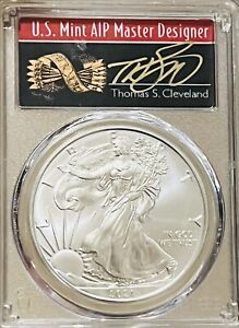 2021 Silver American Eagle T1 First Strike PCGS-MS70 Thomas.S Cleveland 1-1000