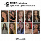 TWICE 2nd Album Eyes Wide Open Official Photocard Photo Card Sana KPOP K-POP