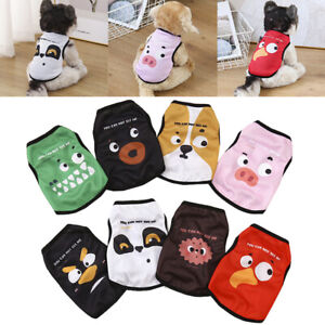 Pet Dog Clothes T Shirt Vest Clothing Puppy Cat Cute Printed Costume Apparel New