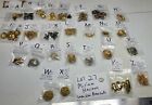 HUGE LOT #27 Bead Caps Large Size Miriam Haskell Jewelry Findings Filigree RARE