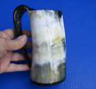 New Listing5 inch Polished Cow/Buffalo Viking/Medieval  Beer Drinking Mug #47971