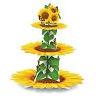 Sunflower Cupcake Stand Sunflower Party Decorations Supplies 3 Tier Summer