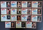 Lot of (15) WWF LJN Wrestling Superstars Vintage Bio File Cards