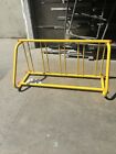 Yellow 5 Bike Bicycle Floor Parking Rack Storage Stand Custom Painted