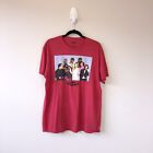 Clueless Movie T-Shirt Top Red Short Sleeve Tee Crew Neck Size Large Flawed