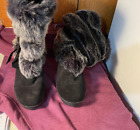 Bear Paw Boots Black - Women's Size 10 - NWOB