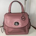 COACH Faye Convertible Backpack F30525 Mauvy Pink Leather $450 EUC