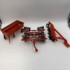 VINTAGE ERTL ALLIS CHALMERS Tractor Attachments Plow, Cultivator, and Trailer