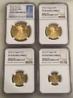 2018-W 4-Coin Gold Eagle Set NGC PF70 UCam