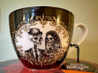 Portobello by Design Cup Mug Halloween Skeleton Wedding Bride Groom Black NWT