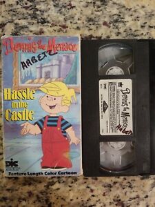 Dennis the Menace- Hassle In The Castle (VHS, 1990 TESTED CARTOON MOVIE FREE S/H