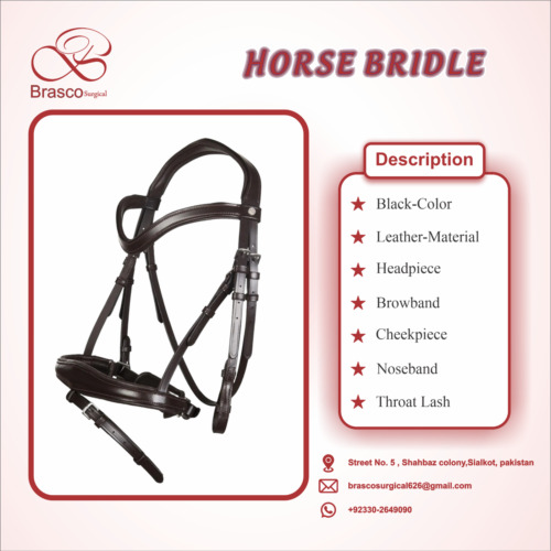 Western Horse Bridle Headstall - Horse Saddle (Leather)