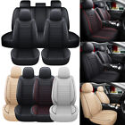 For Honda CR-V CRV Full Set Car Seat Cover Leather Front Rear Protectors Cushion (For: 2017 Honda CR-V)
