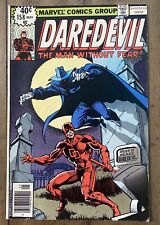 Daredevil #158 1979 Frank Miller art begins! Origin/Death Death Stalker!