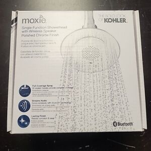 Kohler Moxie 2.5 GPM Showerhead Polished Chrome Wireless Speaker 9245-CP SEALED