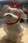 Dog With Red Bandage For A Toothache Cookie Jar (Brush McCoy)
