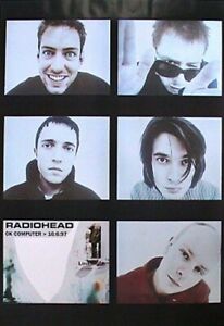 RADIOHEAD POSTER Computer Screen Collage HOT NEW 24X36