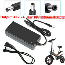 Charger Power Adapter Fit 36V Electric Bike E-bike Scooter Li-ion Battery 42V 2A