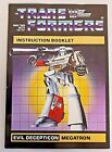 1984-1985 Vintage Transformers INSTRUCTION BOOKLETS & Tech Specs + Accessories