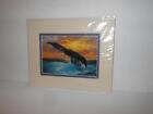 RARE NEW ANTHONY CASAY WHALE TAIL GOLDEN TAIL MATTED ART PRINT SEALED