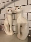 New ListingMCM Porcelain Siamese Cat Sculptures Pair