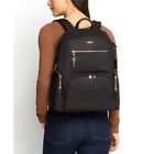 TUMI Voyageur Backpack Carson Ladies Black Nylon & Leather Bag Casual Outlet
