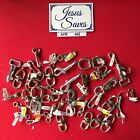 Lot of 42 Hardware Double Swivel Eye Snap Chain Connector Ring Hook Circle  #141