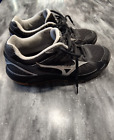 Mizuno Women’s Wave Supersonic Volleyball Shoes Black Silver Size 8
