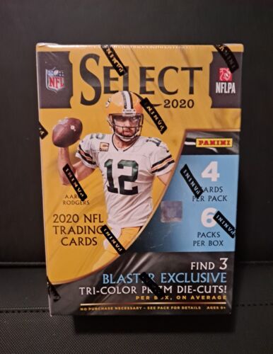 New Listing2020 Panini Select NFL Football Blaster BOX FACTORY SEALED Tri-Color Prizms