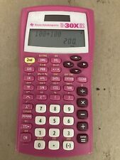 Texas Instruments TI-30Xiis Calculator Pink With Cover