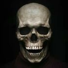 Human Skull Mask Latex Skeleton Head for Halloween Costume Horrific Scary Props